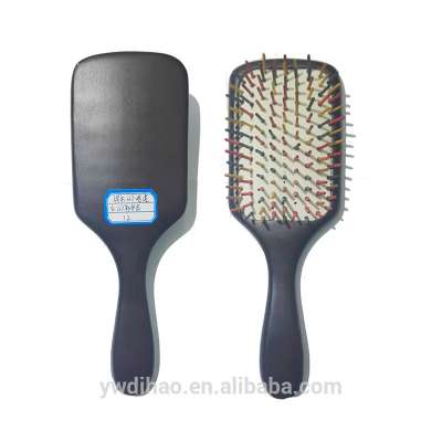 Popular Colorful Tooth Wooden Bamboo Hair Brush