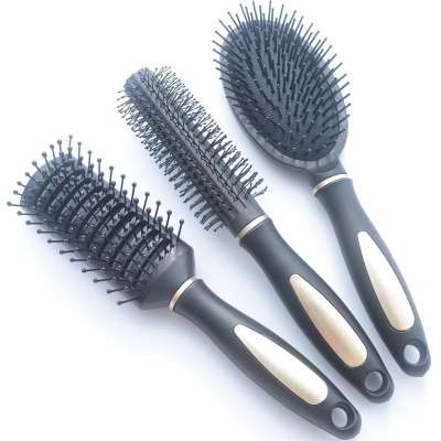 Professional Detangling Salon Home Use Plastic Hair Strighten Hairdressing Hair Brush